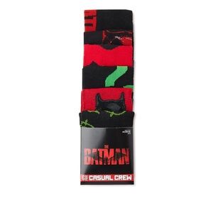 Batman Men’s Socks, 6-Pack NEW